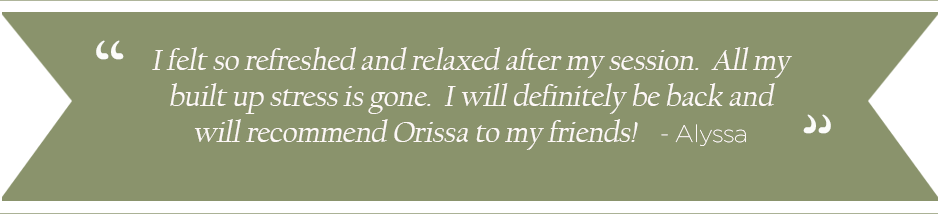 Testimonials People that had already experienced Orissa's healing methods